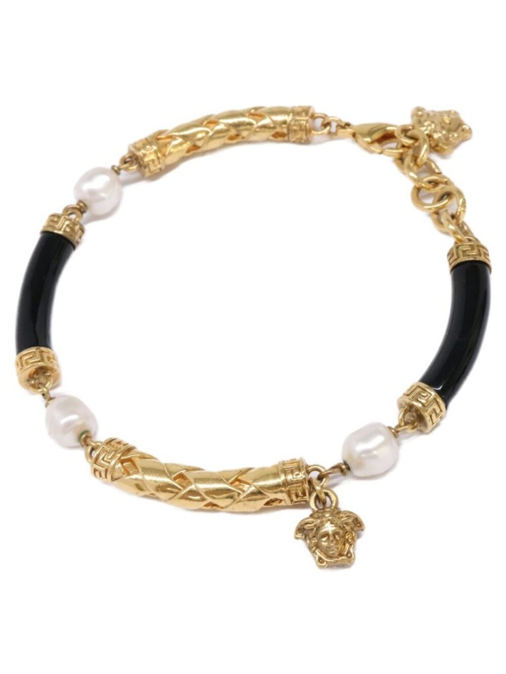 Versace Medue Saymite Shion Pearl Bracelet